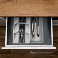 Flatware Drawer Organizer Expandable Double Cutlery Utensil and Gadget Organiser Factory